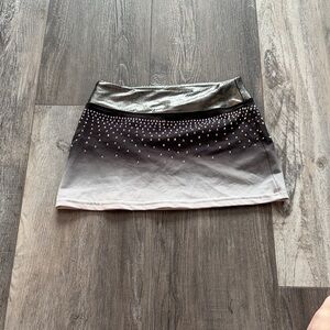 GlobalX Black and Gray Kids Dance Skirt